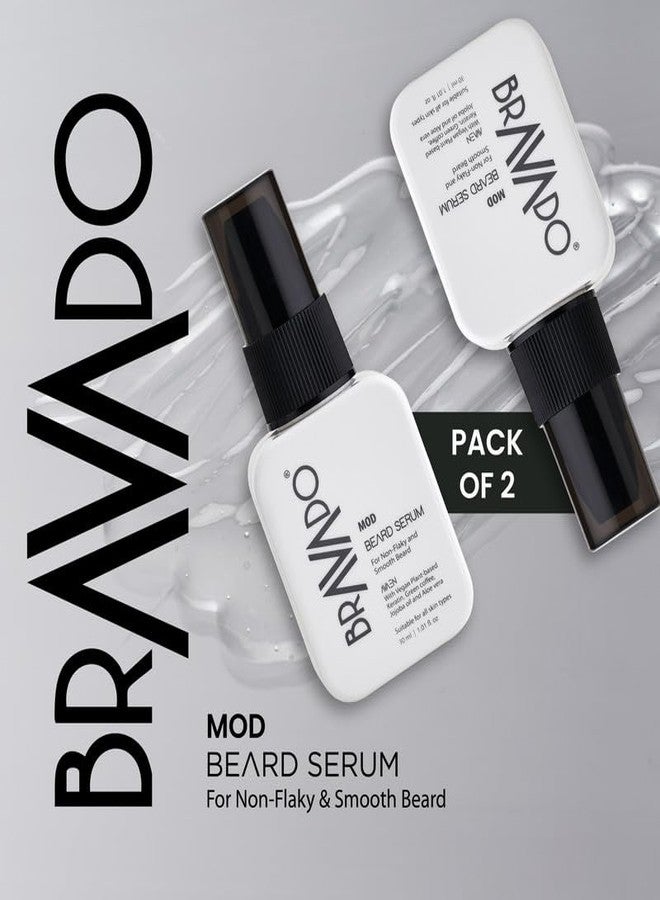 برافادو سيروم برافادو مود للحية للرجال 30 مل (عبوة من قطعتين) | ينعم اللحية ويمنحها لمعاناً | سيروم مغذي غير دهني | يُسيطر على التجعد والخشونة - Image 2